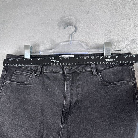 Asos Design Super Skinny Jeans Womens Size W34X30L Distressed Mid Rise Black - Picture 6 of 11